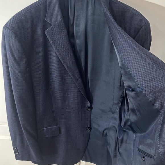 Peter Millar blue patterned sport coat - size 44R - Picture 2 of 8